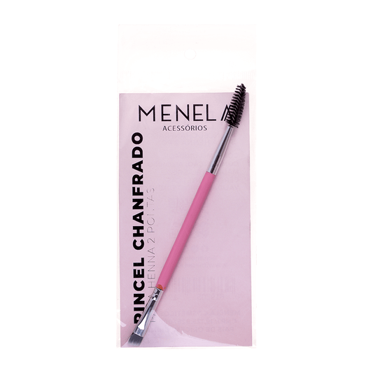 Pincel Chanfrado Para Henna 2 Pontas Menela