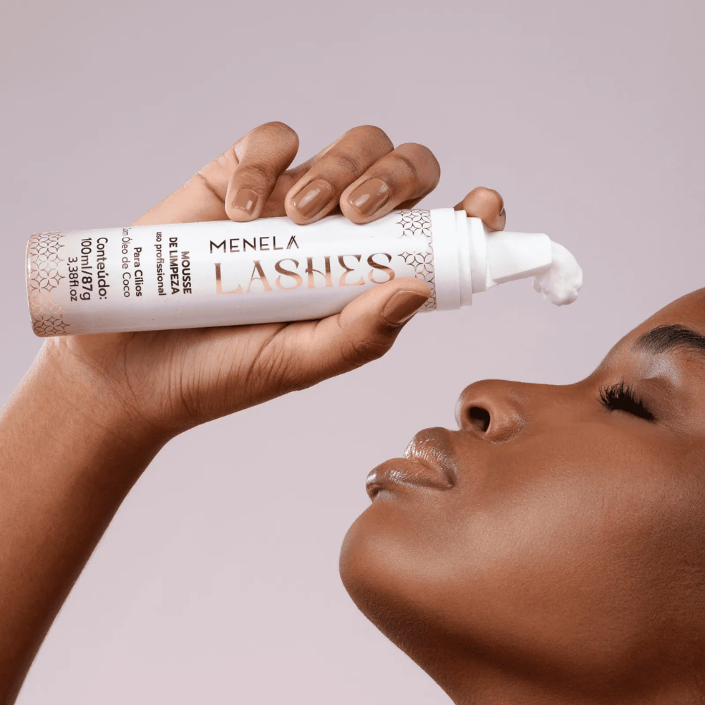 Mousse de Limpeza de Cílios Menela Lashes 100ml