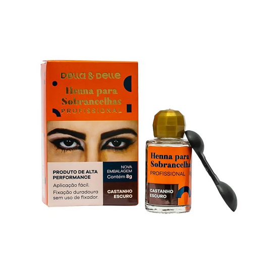 Henna Della E Delle 8g Castanho Escuro - Castanho Escuro