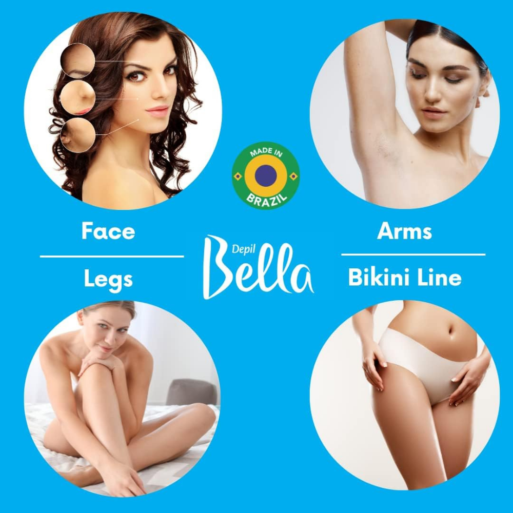 Cera Hidrossolúvel Natural Depil Bella 1,3kg