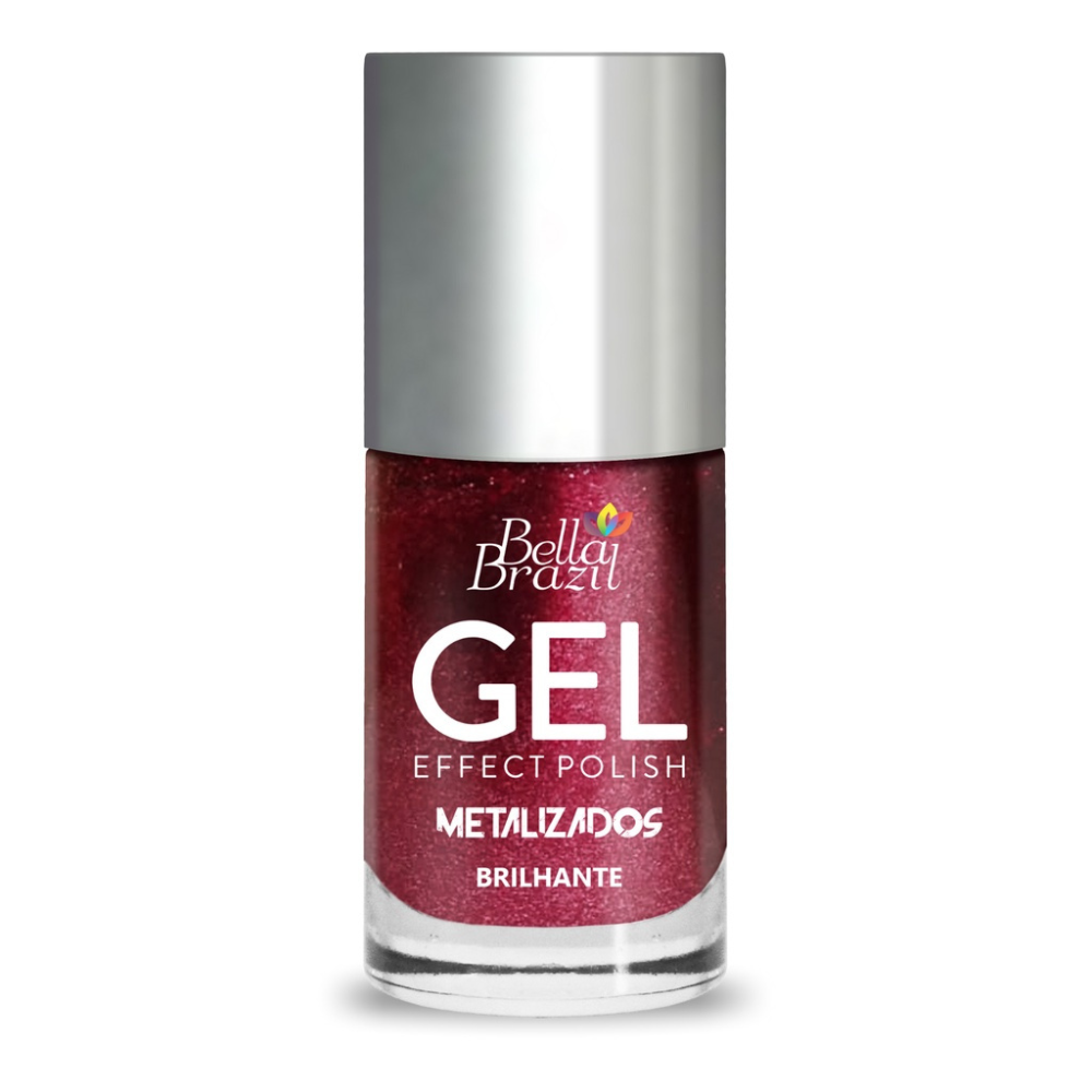 Esmalte Bella Brazil Efeito Gel Metalizado 219 Brilhante