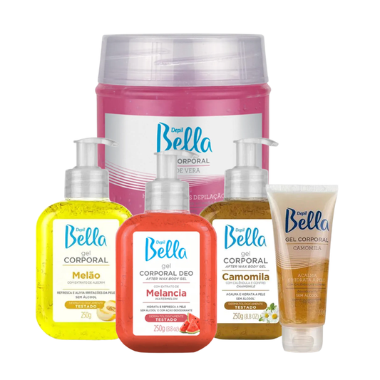 Gel Calmante Corporal E Facial Depil Bella