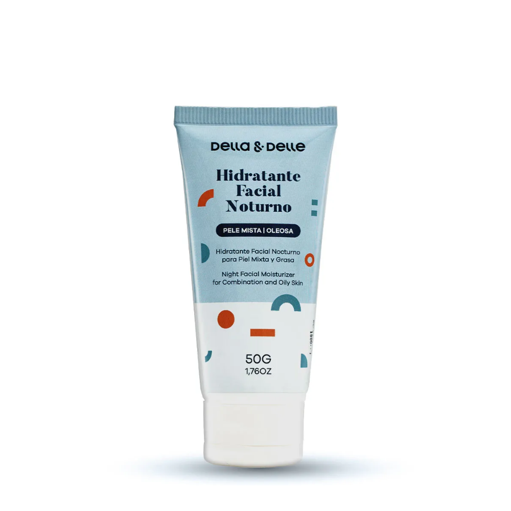 Hidratante Facial Noturno Pele Mista E Oleosa Della E Delle 50g Extrato De Erva Cidreira