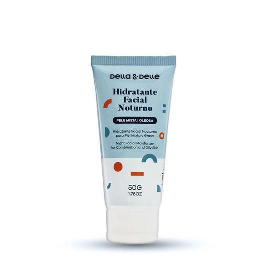 Hidratante Facial Noturno Pele Mista E Oleosa Della E Delle 50g Extrato De Erva Cidreira
