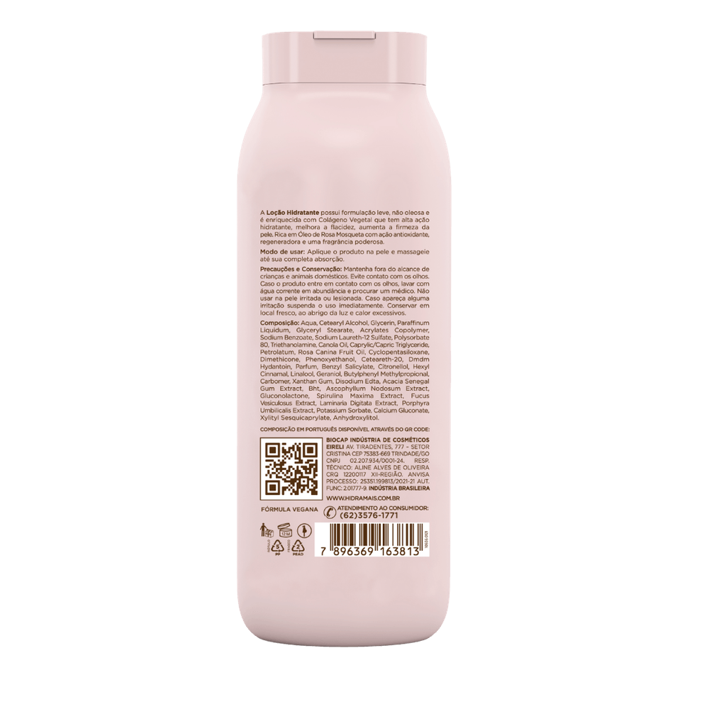 Loção Desodorante Rosa Mosqueta Hidramais 500ml