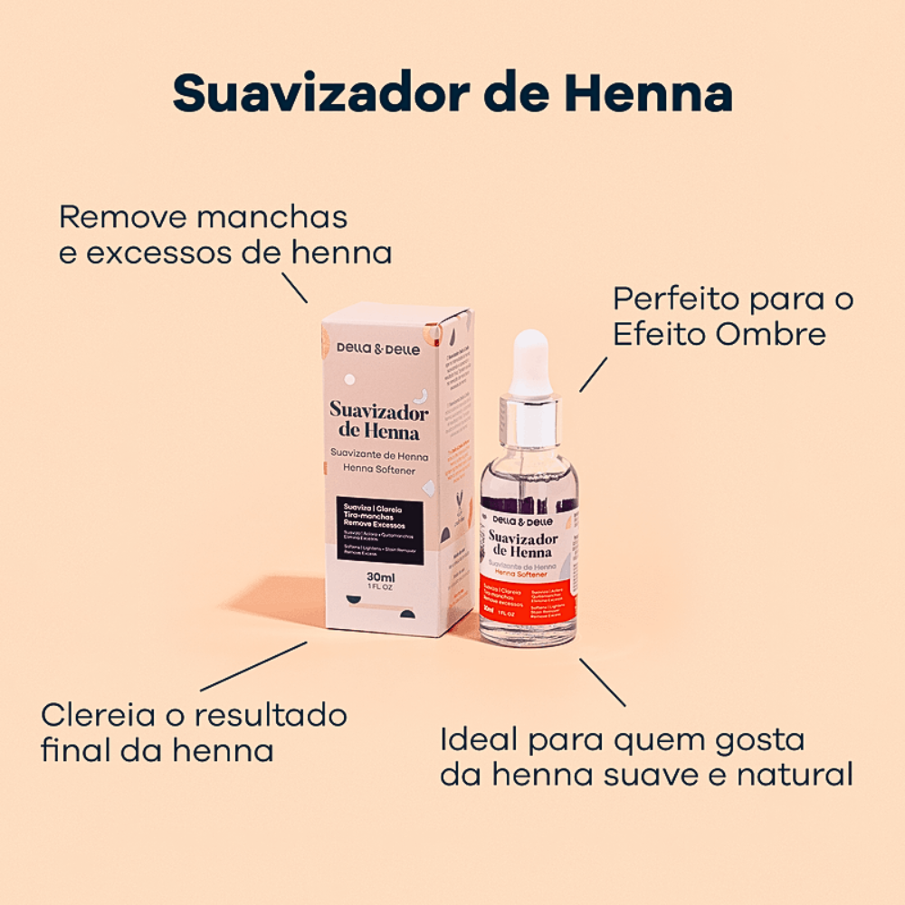 Suavizador De Henna Della E Delle 30ml