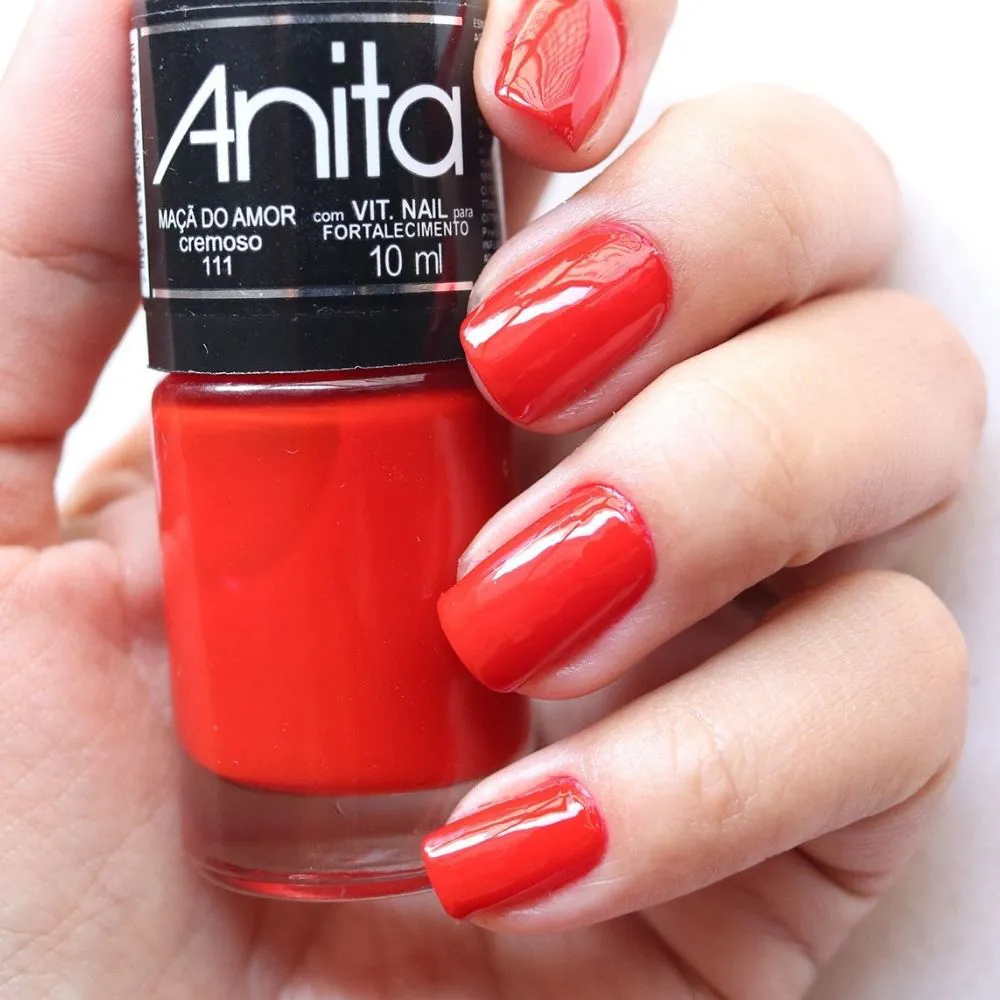 Esmalte Anita Cremoso Maçã Do Amor 10ml