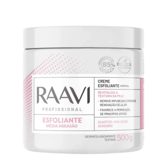 Creme Esfoliante Corporal Média Abrasão Raavi 500g