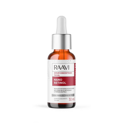 Sérum Facial Concentrado Nano Retinol Raavi 30g