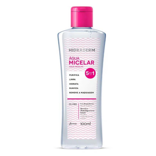Água Micelar Hidraderm 100ml 5 Em 1