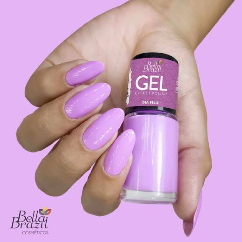 Esmalte Bella Brazil Efeito Gel Cremoso 851 Dia Feliz