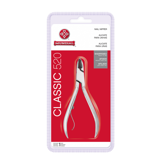Alicate Para Unhas Classic 520 Em Inox Mundial