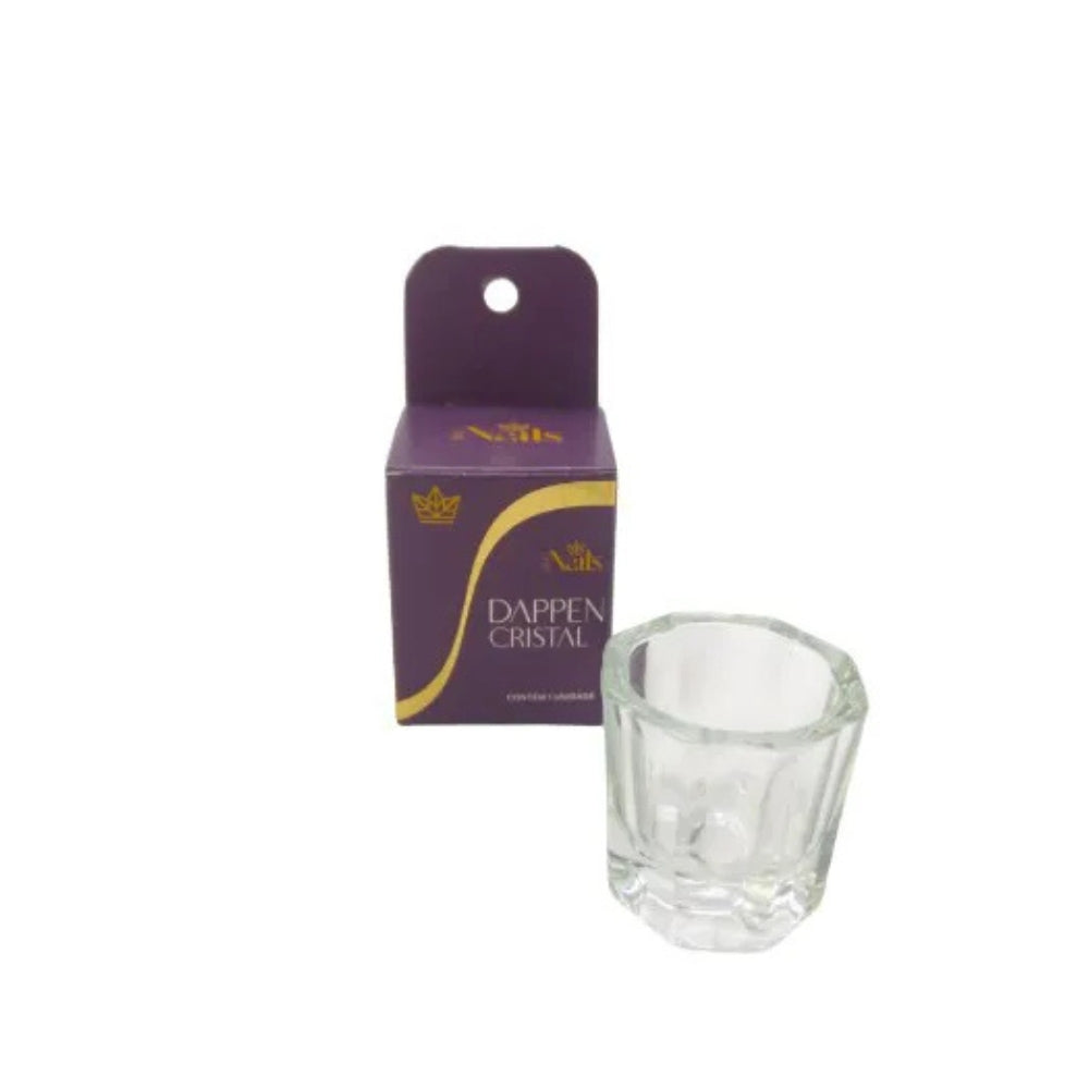 Dappen Cristal De Vidro Cores Variadas King Nails