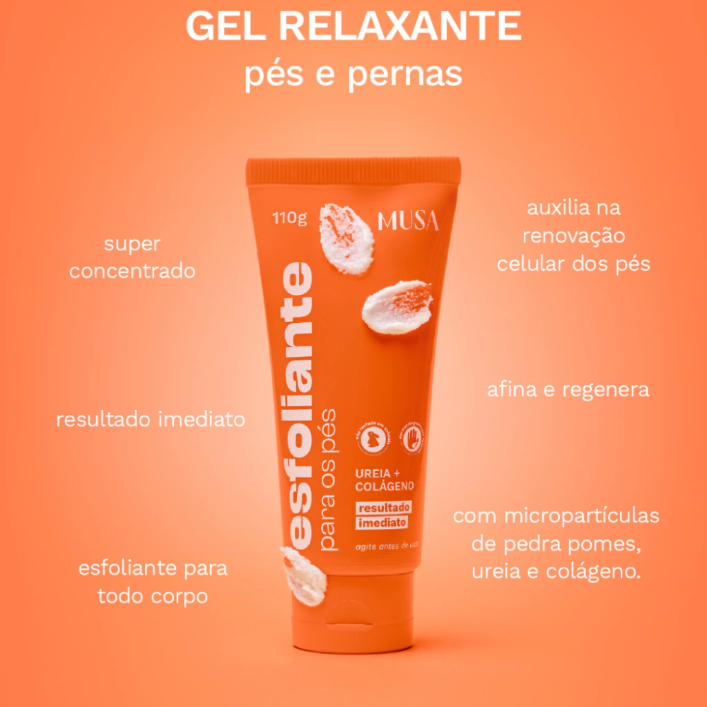 Esfoliante Para Os Pés Musa 110g