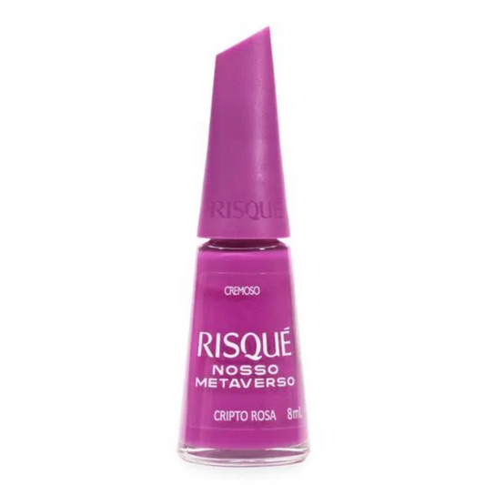 Esmalte Risqué Cremoso Cripto Rosa 8ml