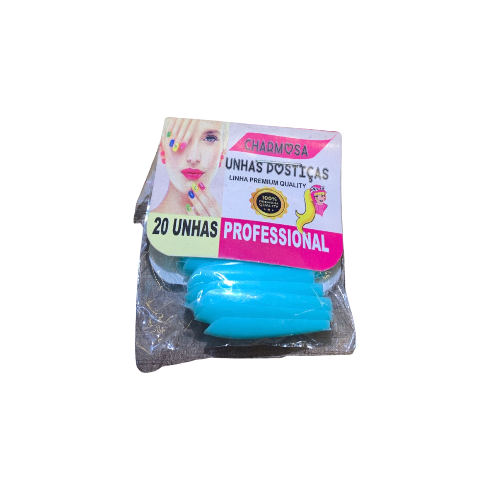 Unhas Postiças Premium Professional 20 Unidades Charmosa