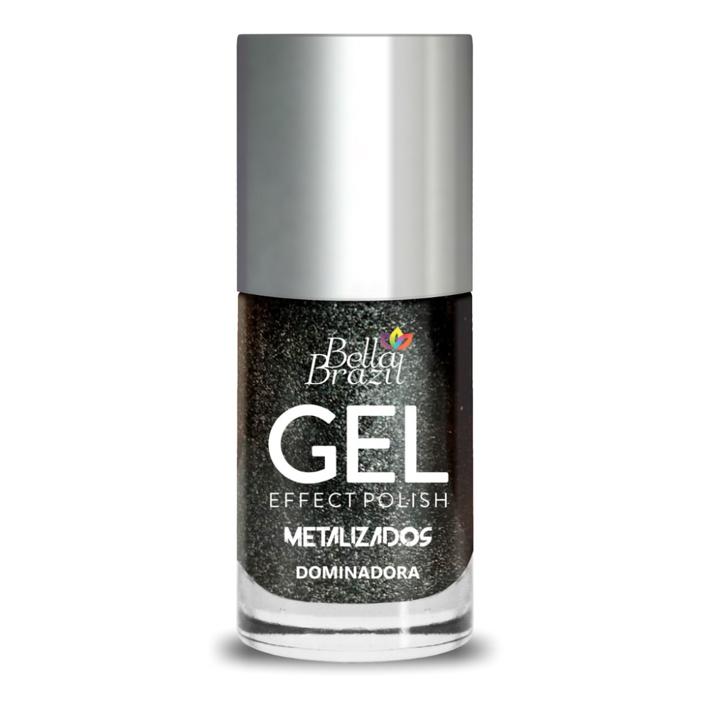 Esmalte Bella Brazil Efeito Gel Metalizado 220 Dominadora 9ml