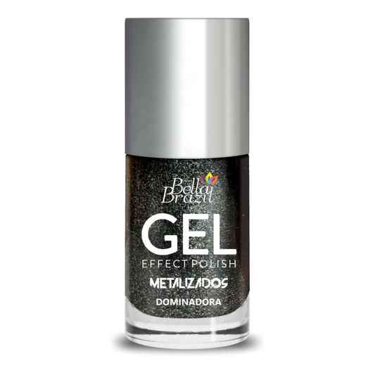 Esmalte Bella Brazil Efeito Gel Metalizado 220 Dominadora 9ml