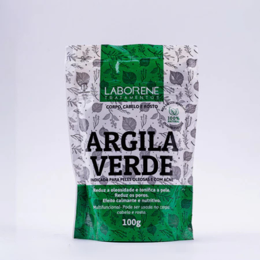Argila Em Pó Verde Laborene 100g