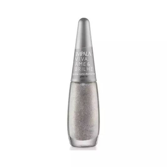 Esmalte Impala Glitter 3D Brilhe Como Diamante 7,5ml