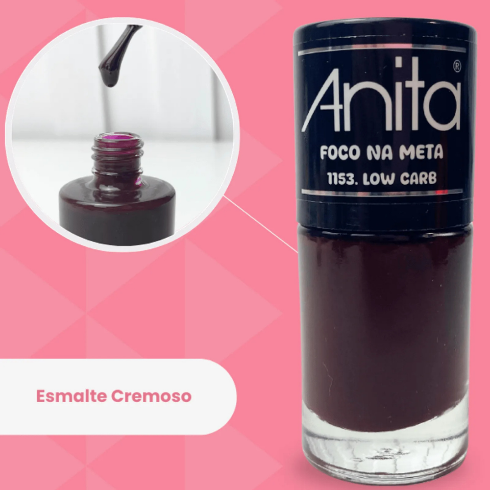 Esmalte Anita Foco Na Meta Low Carb 10ml