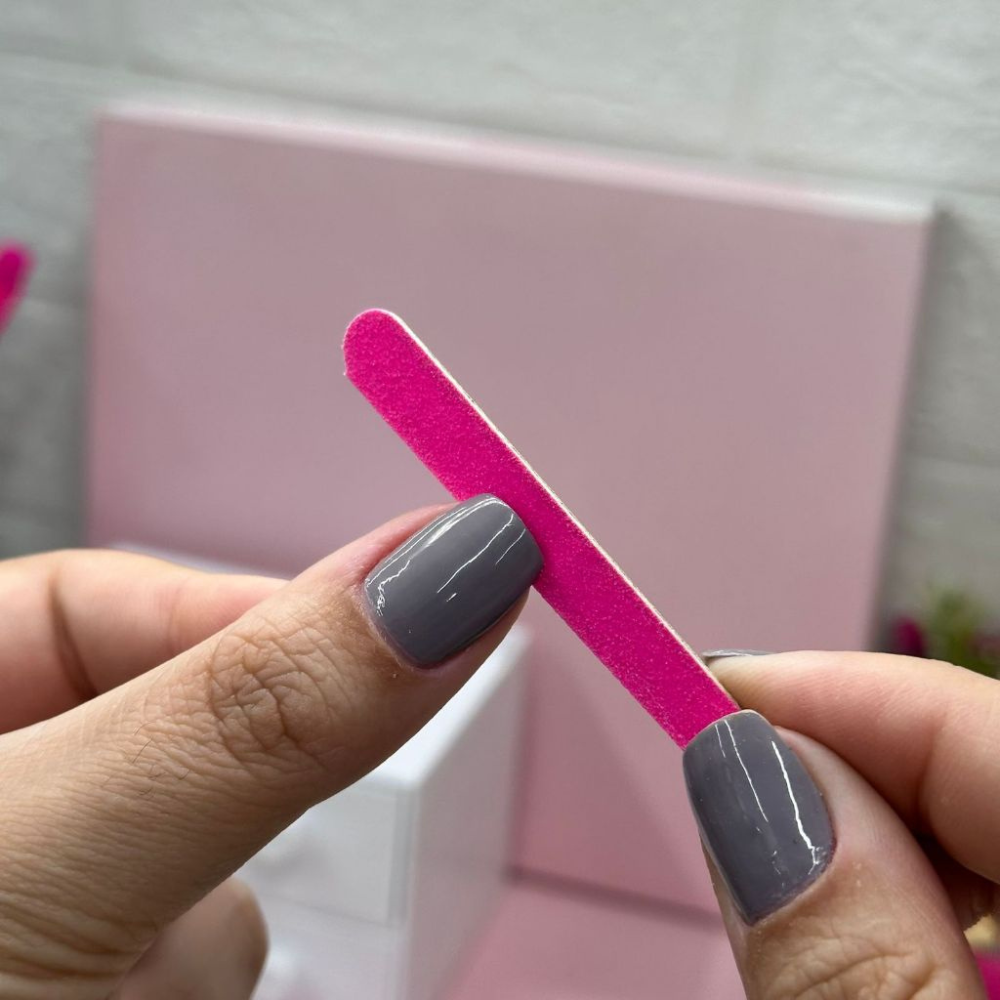 Lixa De Unha Mini Rosa 20 Unidades Santa Clara
