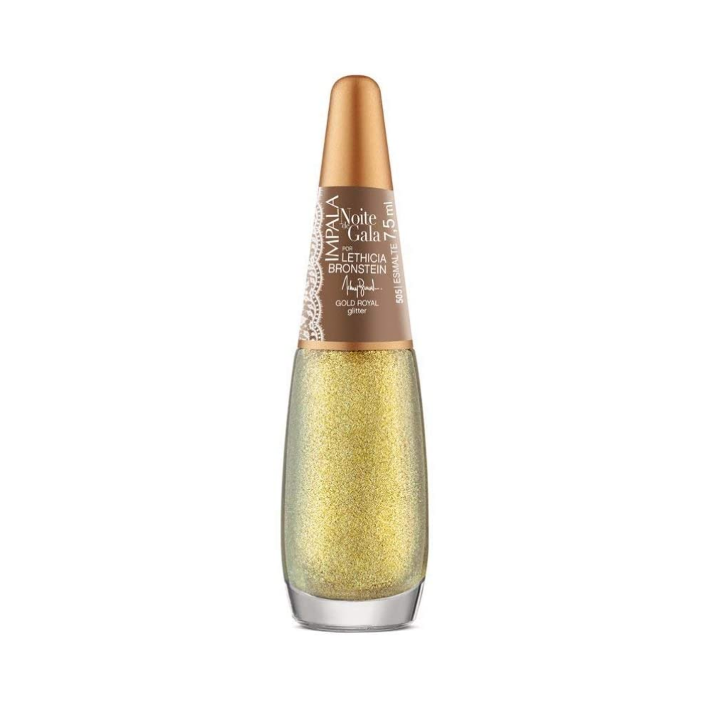 Esmalte Impala Glitter Gold Royal 7,5ml