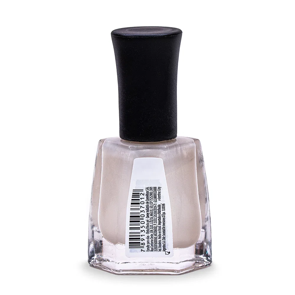 Esmalte Risqué Diamond Gel Branco Camafeu 9,5ml - Branco - Diamond Gel