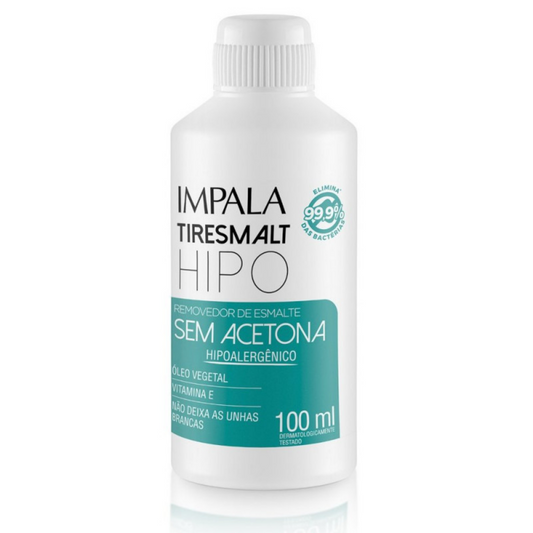 Removedor Sem Acetona Hipoalergênico 100ml Impala