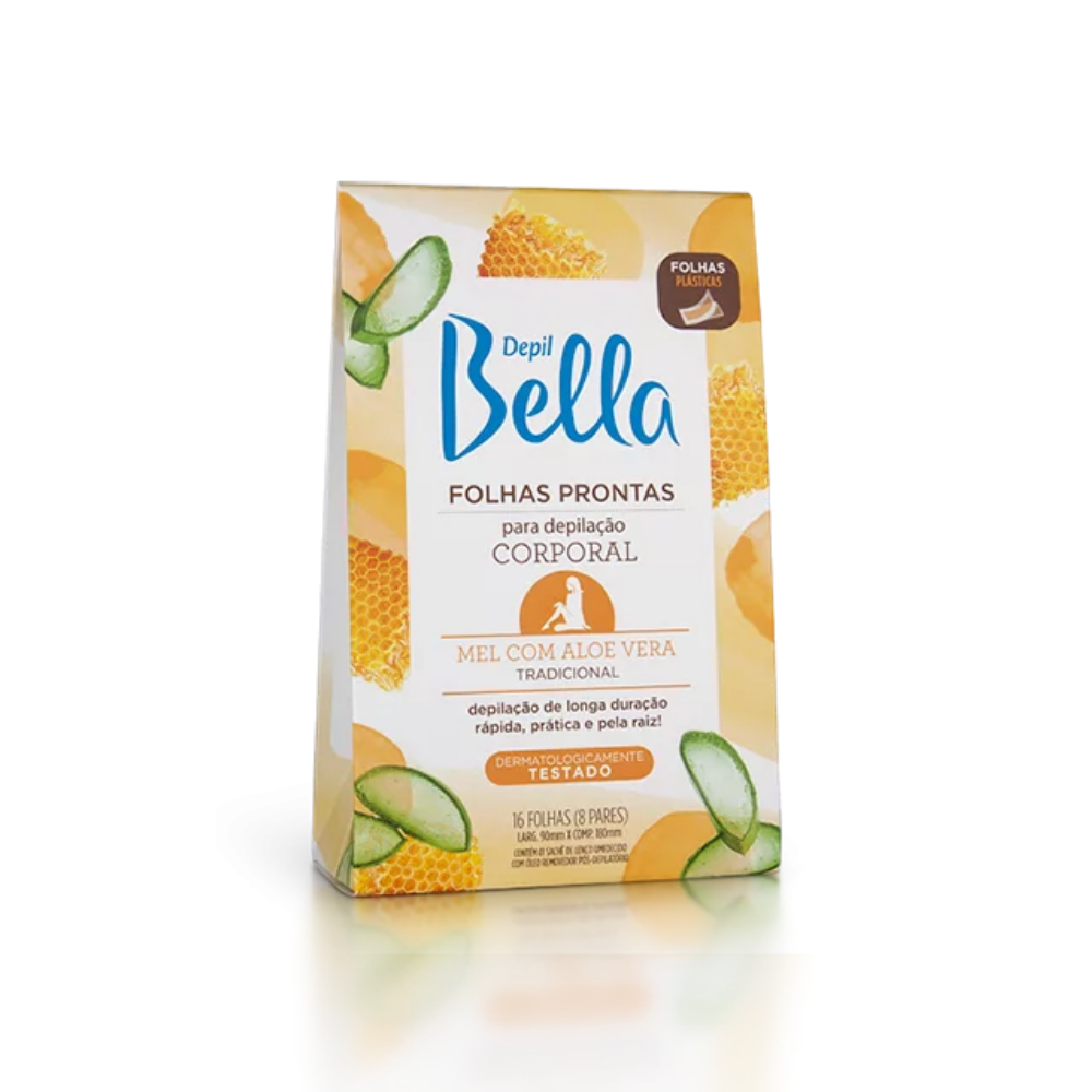 Cera Em Folhas Prontas Para Depilação Depil Bella