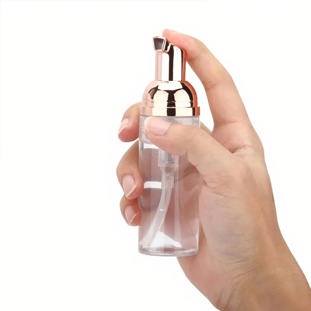 Frasco Pump Espumador Transparente Com Rosé