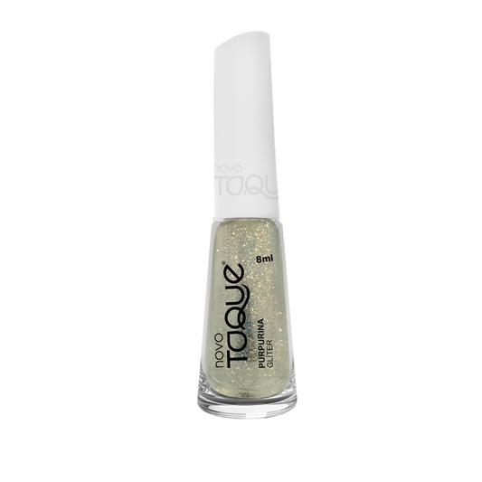 Esmalte Novo Toque Glitter Purpurina 8ml3
