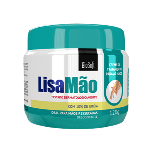 Creme Hidratante Com Uréia Lisa Mão Biosoft 120g