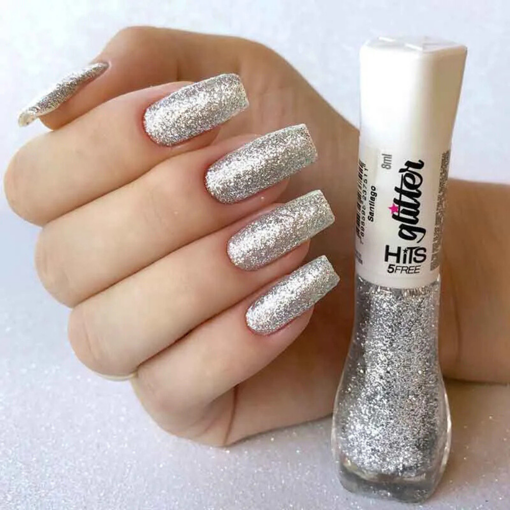 Esmalte Hits Glitter Santiago 8ml