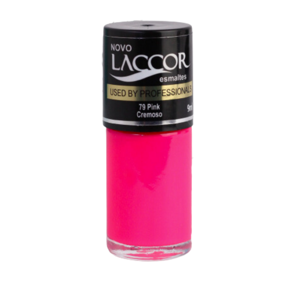Esmalte Laccor Cremoso Pink 9ml