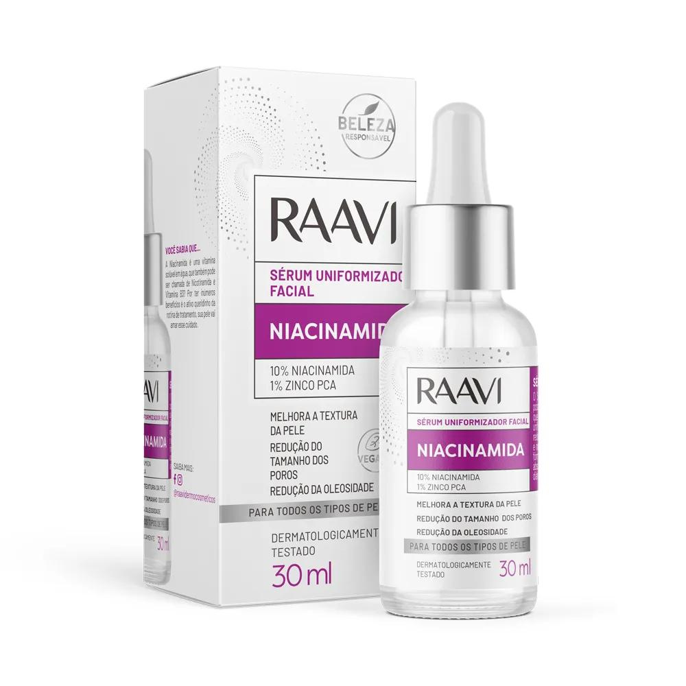 Sérum Facial Uniformizador Niacinamida Raavi 30g