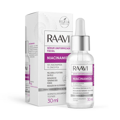 Sérum Facial Uniformizador Niacinamida Raavi 30g