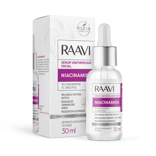 Sérum Facial Uniformizador Niacinamida Raavi 30g