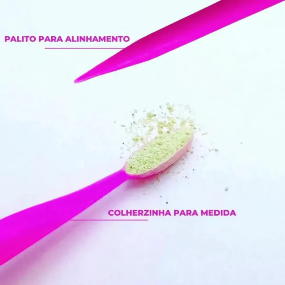 Aplicador De Henna Com Medidor Profissional Pink