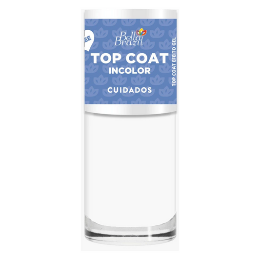 Esmalte Bella Brazil Cuidados 320 Top Coat Incolor