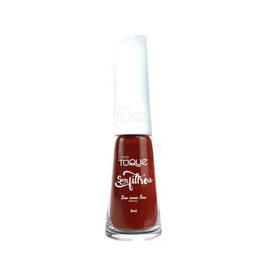 Esmalte Novo Toque Cremoso Sem Filtros Sou Como Sou 8ml