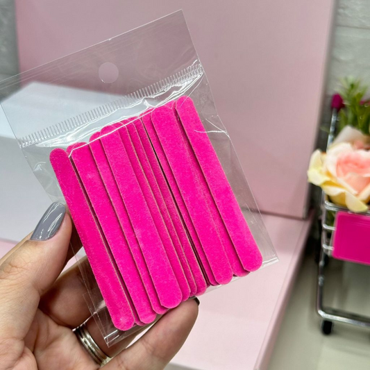 Lixa De Unha Mini Rosa 20 Unidades Santa Clara
