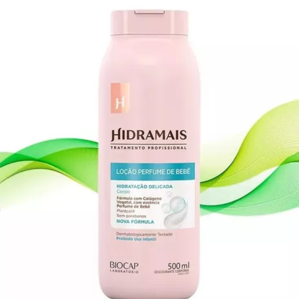 Loção Desodorante Corporal Perfume De Bebê Hidramais 500ml