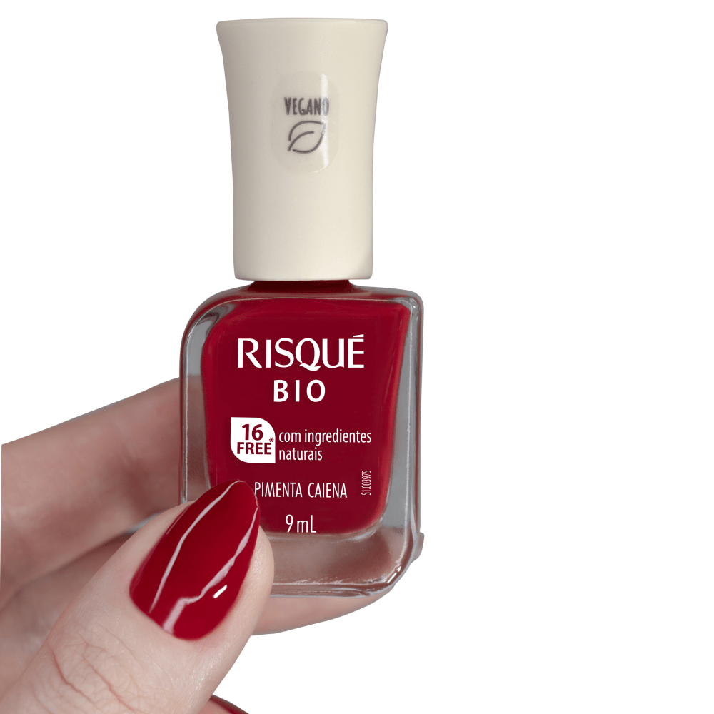 Esmalte Risqué Cremoso Bio 9ml Pimenta Caiena