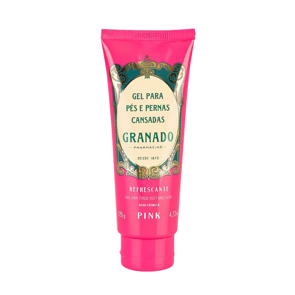 Gel Para Pés E Pernas Cansadas Pink Granado 120g