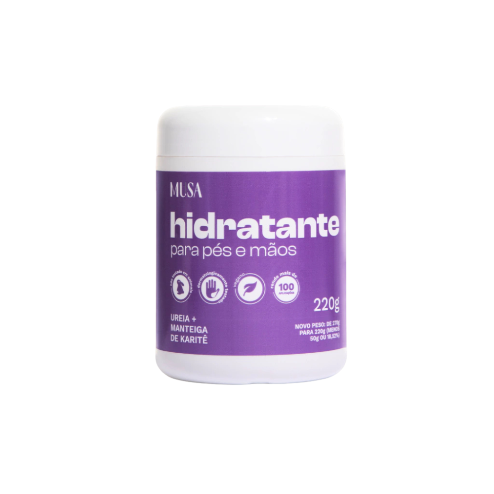 Hidratante Pés E Mãos Musa 220g