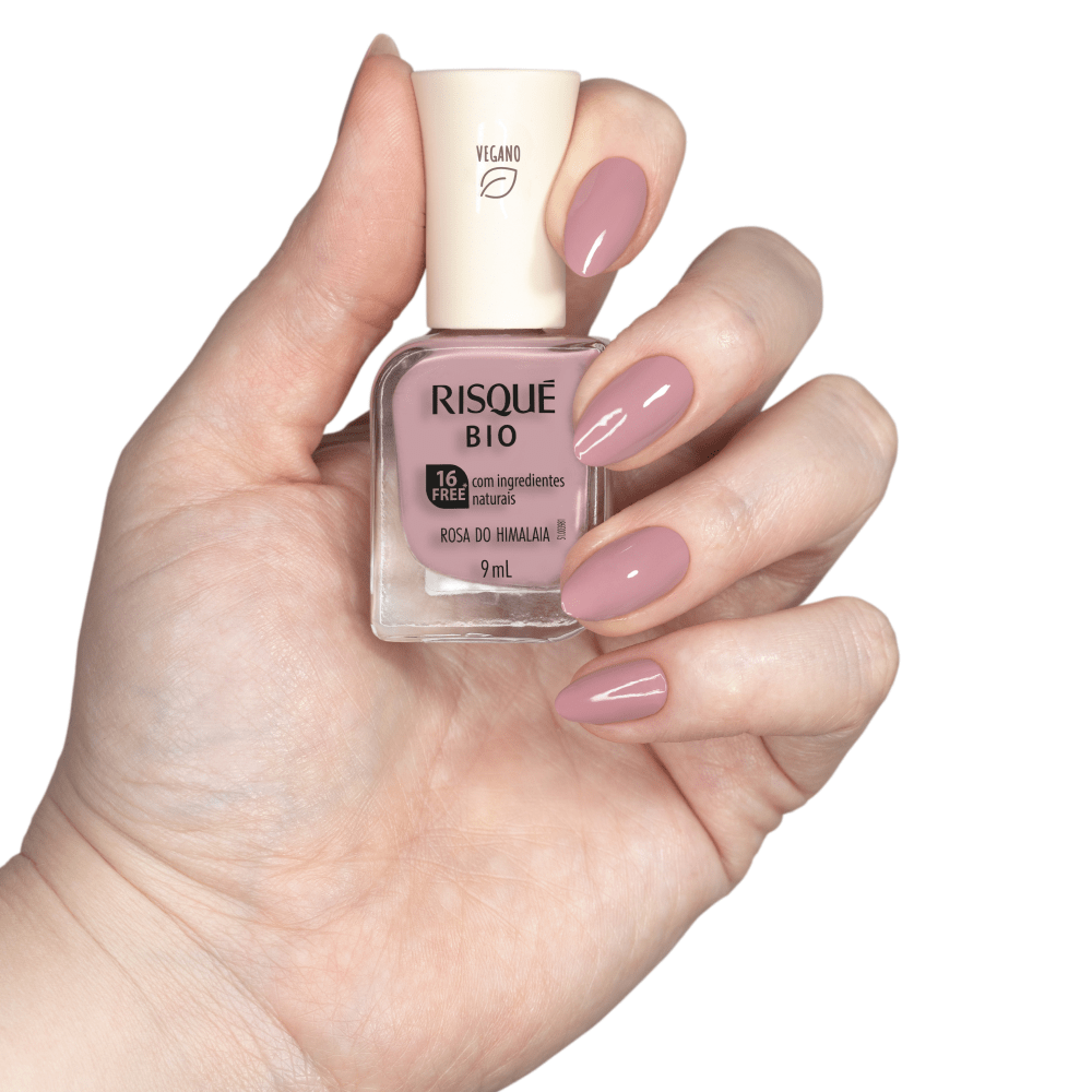Esmalte Risqué Cremoso Bio 9ml Rosa Do Himalaia