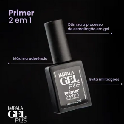 Primer 2 Em 1 Impala Gel Plus 8ml