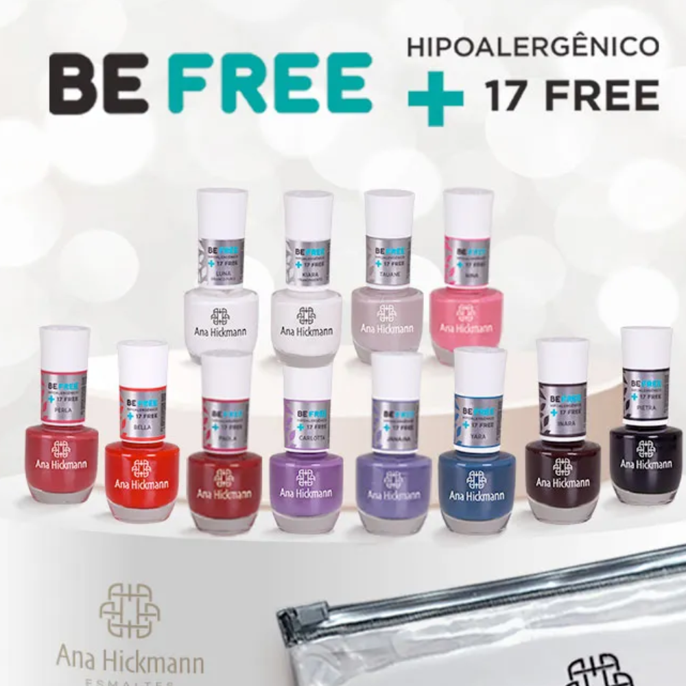 Esmalte Ana Hickmann Hipoalergênico Be Free Bella 9ml