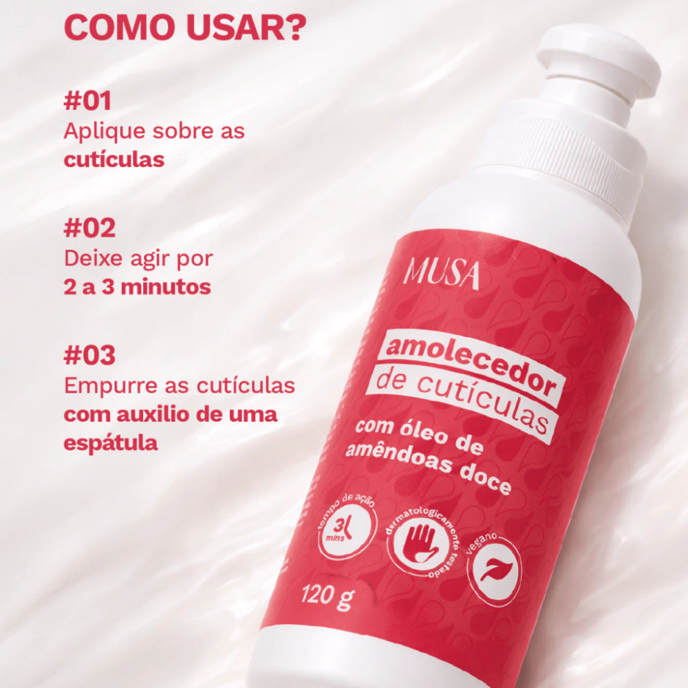 Amolecedor De Cutícula Musa 120g